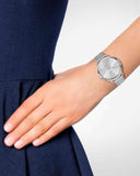 Buy Shop Michael Kors Portia Silver Dial Silver Mesh Bracelet Watch for Women - MK3843 USA Online