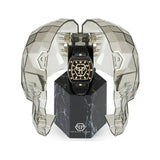 Buy Shop Philipp Plein Hexagon Phantom Black Dial Black Silicone Strap Watch For Men- PWPUA0224 USA Online