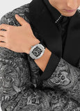 Buy Shop Philipp Plein Hexagon Phantom Black Dial Black Silicone Strap Watch For Men- PWPUA0524 USA Online