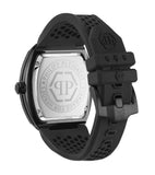 Buy Shop Philipp Plein Hexagon Phantom Black Dial Black Silicone Strap Watch For Men- PWPUA0624 USA Online