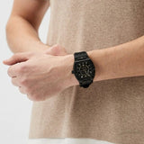 Buy Shop Philipp Plein Hexagon Phantom Black Dial Black Silicone Strap Watch For Men- PWPUA0624 USA Online