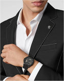 Buy Shop Philipp Plein High-Conic Automatic Black Dial Black Silicone Strap Watch for Men - PWRAA0923 USA Online