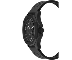 Buy Shop Philipp Plein High-Conic Automatic Black Dial Black Silicone Strap Watch for Men - PWRAA0923 USA Online