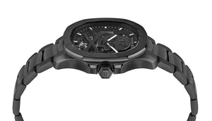 Buy Shop Philipp Plein High-Conic Automatic Black Dial Black Steel Strap Watch For Men- PWRAA0423 USA Online