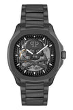 Buy Shop Philipp Plein High-Conic Automatic Black Dial Black Steel Strap Watch For Men- PWRAA0423 USA Online