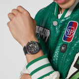 Buy Shop Philipp Plein High-Conic Automatic Black Dial Black Steel Strap Watch For Men - PWRAA0823 USA Online