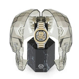 Buy Shop Philipp Plein High-Conic Automatic Gold Dial Two Tone Steel Strap Watch For Men - PWRAA0323 USA Online