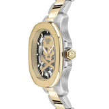Buy Shop Philipp Plein High-Conic Automatic Gold Dial Two Tone Steel Strap Watch For Men - PWRAA0323 USA Online
