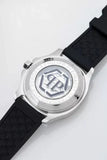 Buy Shop Philipp Plein High-Conic Automatic Silver Dial Black Silicone Strap Watch For Men- PWRAA0123 USA Online