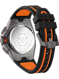 Buy Shop Philipp Plein Hyper Sport Chronograph Black Dial Two Tone Silicone Strap Watch for Men - PWTBA0523 USA Online