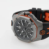 Buy Shop Philipp Plein Hyper Sport Chronograph Black Dial Two Tone Silicone Strap Watch for Men - PWTBA0523 USA Online
