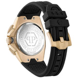 Buy Shop Philipp Plein Hyper Sport Chronograph Gold Dial Black Silicone Strap Watch for Men - PWTBA0423 USA Online
