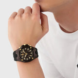 Buy Shop Philipp Plein Octagon Black Dial Black Silicone Strap Watch for Men - PWTBA0323 USA Online