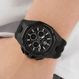 Buy Shop Philipp Plein Octagon Black Dial Black Silicone Strap Watch for Men - PWTBA0623 USA Online