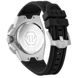 Buy Shop Philipp Plein Octagon Silver Dial Black Silicone Strap Watch for Men - PWTBA0123 USA Online
