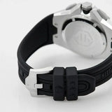 Buy Shop Philipp Plein Octagon Silver Dial Black Silicone Strap Watch for Men - PWTBA0123 USA Online