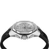Buy Shop Philipp Plein Octagon Silver Dial Black Silicone Strap Watch for Men - PWTBA0123 USA Online