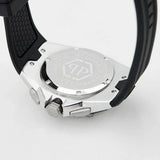 Buy Shop Philipp Plein Octagon Silver Dial Black Silicone Strap Watch for Men - PWTBA0123 USA Online