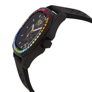 Buy Shop Philipp Plein Skeleton Spectre Black Dial Black Silicone Strap Watch for Men - PWRAA1023 USA Online