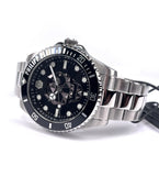 Buy Shop Philipp Plein The $kull Diver Black Dial Silver Steel Strap Watch For Men- PWOAA0522 USA Online