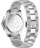 Buy Shop Philipp Plein The $kull Diver Black Dial Silver Steel Strap Watch For Men- PWOAA0522 USA Online