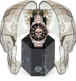 Buy Shop Philipp Plein The $kull Diver Black Dial Two Tone Steel Strap Watch For Men- PWOAA0822 USA Online