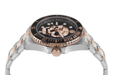 Buy Shop Philipp Plein The $kull Diver Black Dial Two Tone Steel Strap Watch For Men- PWOAA0822 USA Online