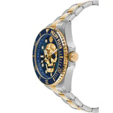 Buy Shop Philipp Plein The $kull Diver Blue Dial Two Tone Steel Strap Watch For Men- PWOAA0722 USA Online