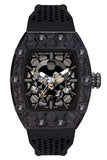 Buy Shop Philipp Plein The Skeleton Black Dial Black Silicone Strap Watch for Men - PWVBA0423 USA Online