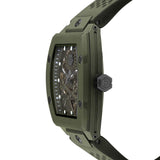 Buy Shop Philipp Plein The Skeleton Green Dial Green Silicone Strap Watch for Men- PWVBA0223 USA Online
