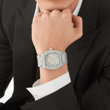 Buy Shop Philipp Plein The Skeleton White Dial White Silicone Strap Watch for Men - PWVBA0123 USA Online