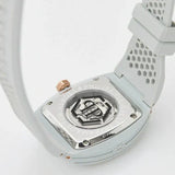 Buy Shop Philipp Plein The Skeleton White Dial White Silicone Strap Watch for Men - PWVBA0123 USA Online