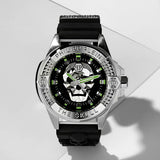Buy Shop Philipp Plein The Skull Black Dial Black Silicone Strap Watch for Men - PWAAA0121 USA Online