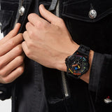 Buy Shop Philipp Plein The Skull Black Dial Black Silicone Strap Watch for Men - PWAAA0621 USA Online