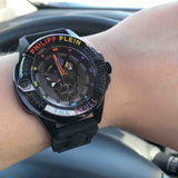 Buy Shop Philipp Plein The Skull Black Dial Black Silicone Strap Watch for Men - PWAAA0621 USA Online