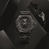 Buy Shop Philipp Plein The Skull Black Dial Black Silicone Strap Watch for Men - PWAAA0721 USA Online