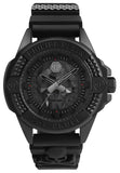 Buy Shop Philipp Plein The Skull Black Dial Black Silicone Strap Watch for Men - PWAAA0721 USA Online