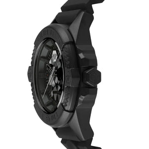 Buy Shop Philipp Plein The Skull Black Dial Black Silicone Strap Watch for Men - PWAAA0721 USA Online