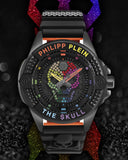 Buy Shop Philipp Plein The Skull Black Dial Black Silicone Strap Watch For Men - PWAAA1121 USA Online