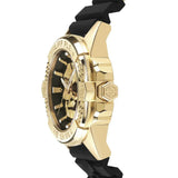 Buy Shop Philipp Plein The Skull Gold Dial Black Silicone Strap Watch for Men - PWAAA0221 USA Online