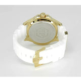 Buy Shop Philipp Plein The Skull Gold Dial White Silicone Strap Watch for Men - PWAAA1221 USA Online