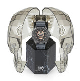 Buy Shop Philipp Plein The Skull Grey Dial Grey Silicone Strap Watch For Men- PWAAA2324 USA Online