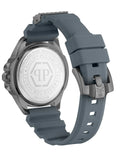 Buy Shop Philipp Plein The Skull Grey Dial Grey Silicone Strap Watch For Men- PWAAA2324 USA Online