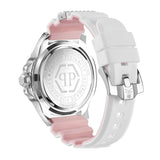 Buy Shop Philipp Plein The Skull White Dial White Silicone Strap Watch for Men - PWAAA1521 USA Online