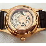 Buy Shop Emporio Armani Meccanico White Dial Brown Leather Strap Watch For Men - AR1920 USA Online