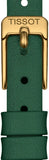 Buy Shop Tissot Lovely Round Green Mother of Pearl Dial Green Leather Strap Watch for Women - T140.009.36.091.00 USA Online