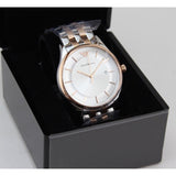 Buy Shop Emporio Armani Lambda Analog Silver Dial Two Tone Steel Strap Watch For Men - AR11044 USA Online
