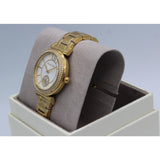 Buy Shop Michael Kors Abbey Three-Hand Analog White Dial Gold Steel Strap Watch for Women - MK4615 USA Online