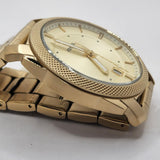 Buy Shop Fossil Machine Gold Dial Gold Steel Strap Watch for Men - FS5264 USA Online