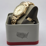 Buy Shop Fossil Machine Gold Dial Gold Steel Strap Watch for Men - FS5264 USA Online